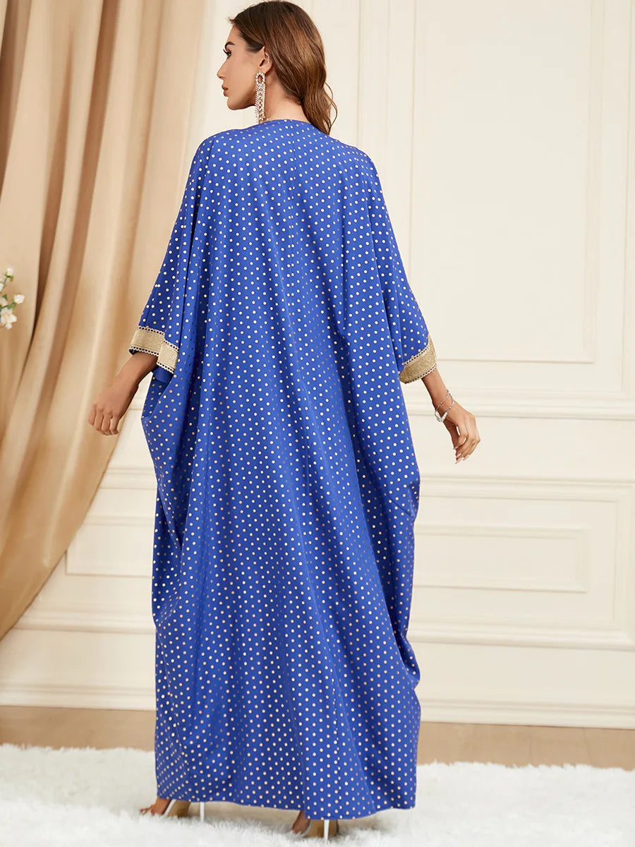 Abaya Bleue Royale Kimono